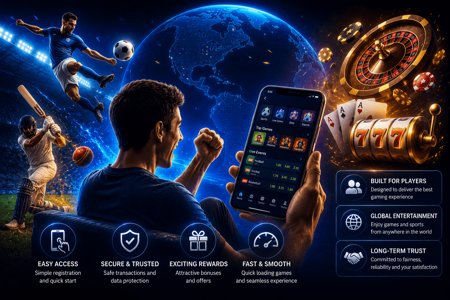 1xPlay Live Platform Welcome