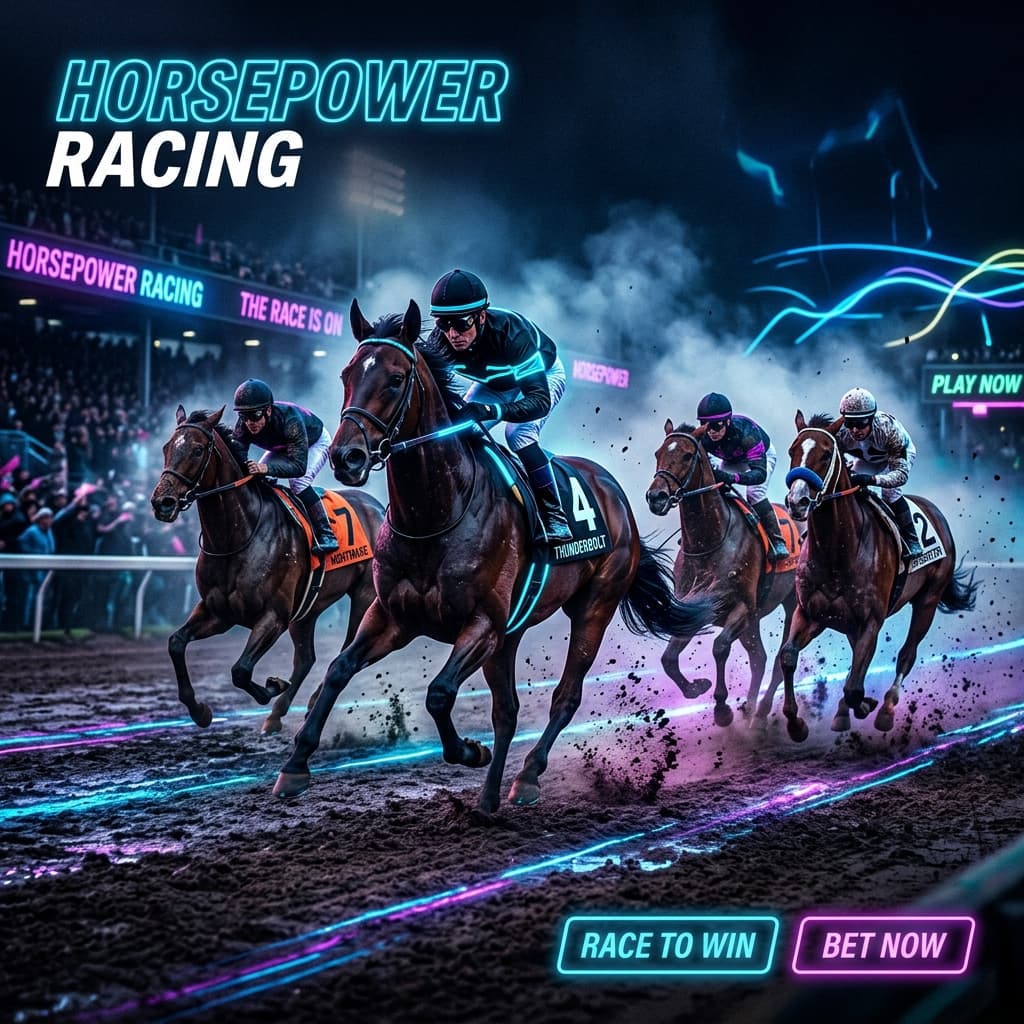 Horse Racing Betting at 1xPlay